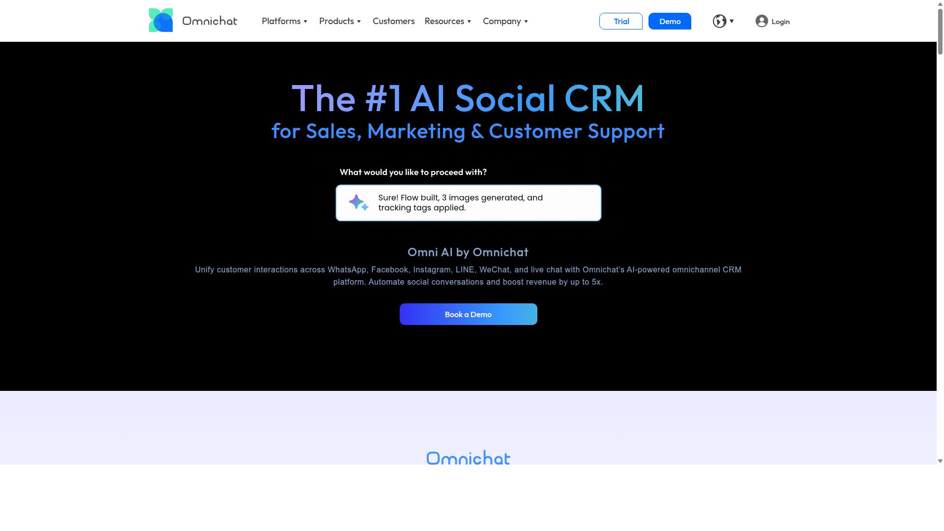 Omnichat website